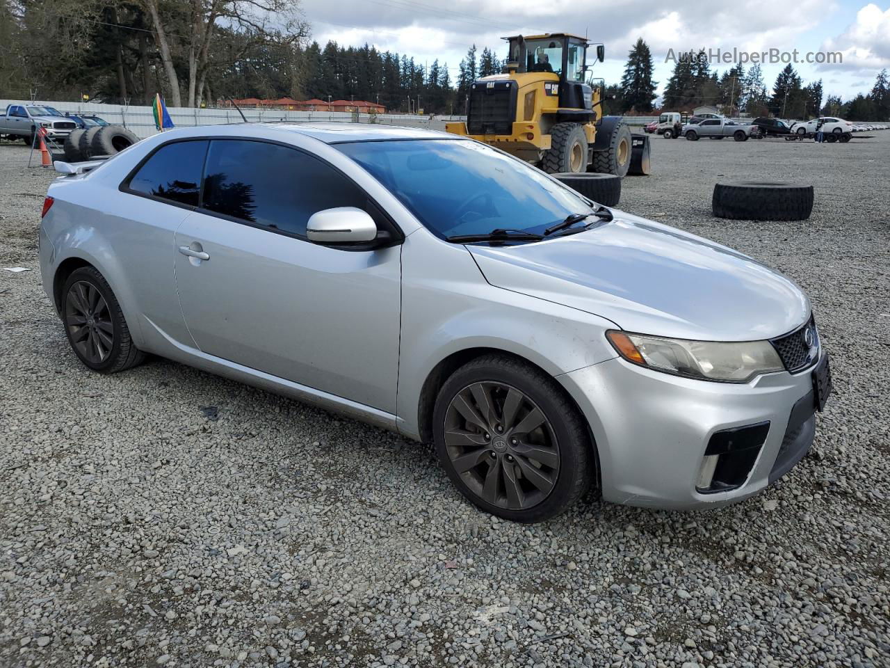 2012 Kia Forte Sx Silver vin: KNAFW6A31C5513394