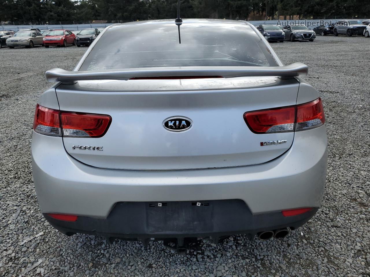 2012 Kia Forte Sx Silver vin: KNAFW6A31C5513394