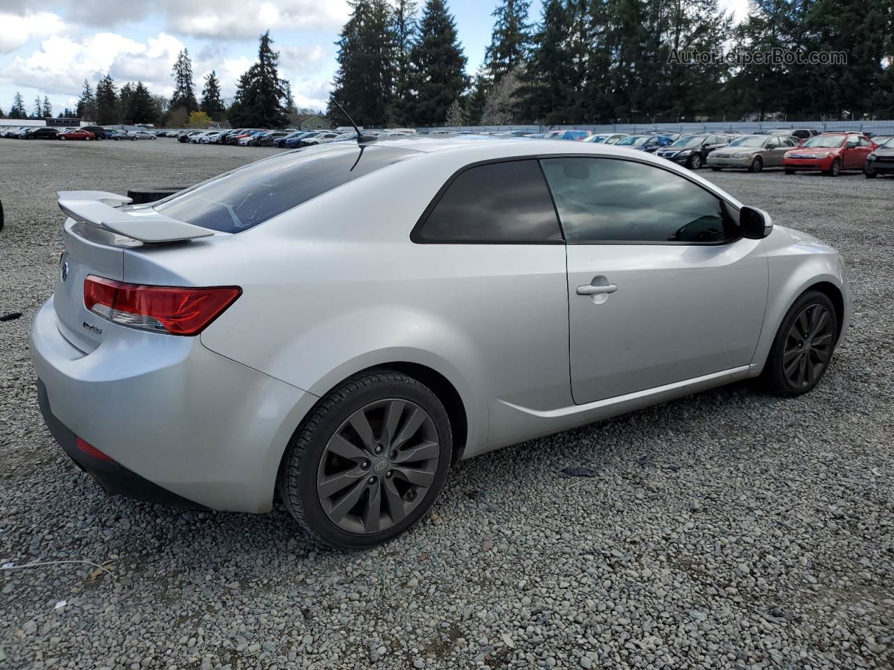 2012 Kia Forte Sx Silver vin: KNAFW6A31C5513394