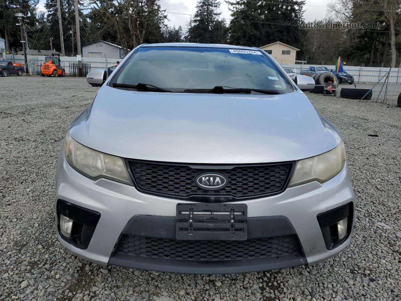 2012 Kia Forte Sx Silver vin: KNAFW6A31C5513394