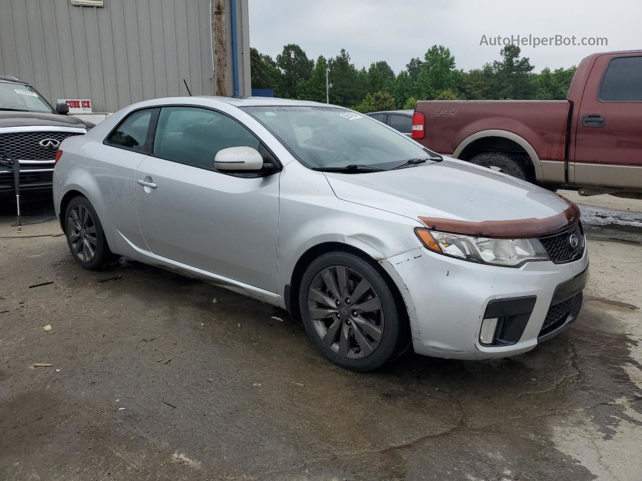 2012 Kia Forte Sx Silver vin: KNAFW6A31C5623622