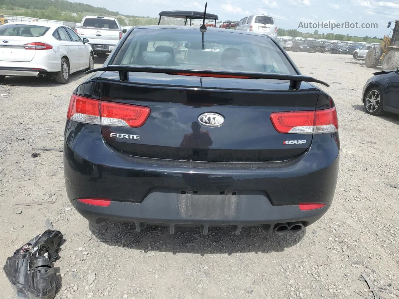 2012 Kia Forte Sx Черный vin: KNAFW6A33C5508388