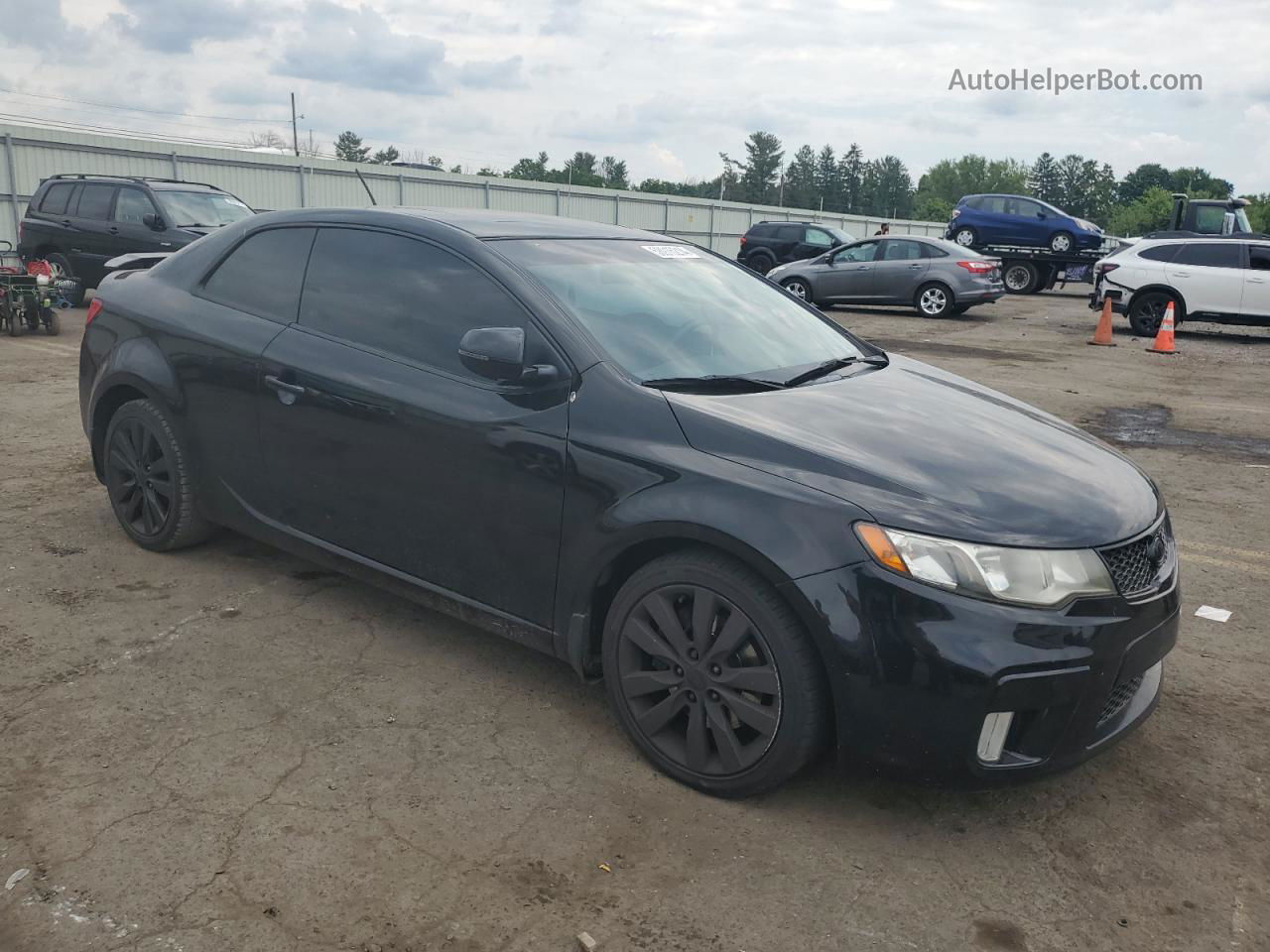 2012 Kia Forte Sx Black vin: KNAFW6A33C5572883