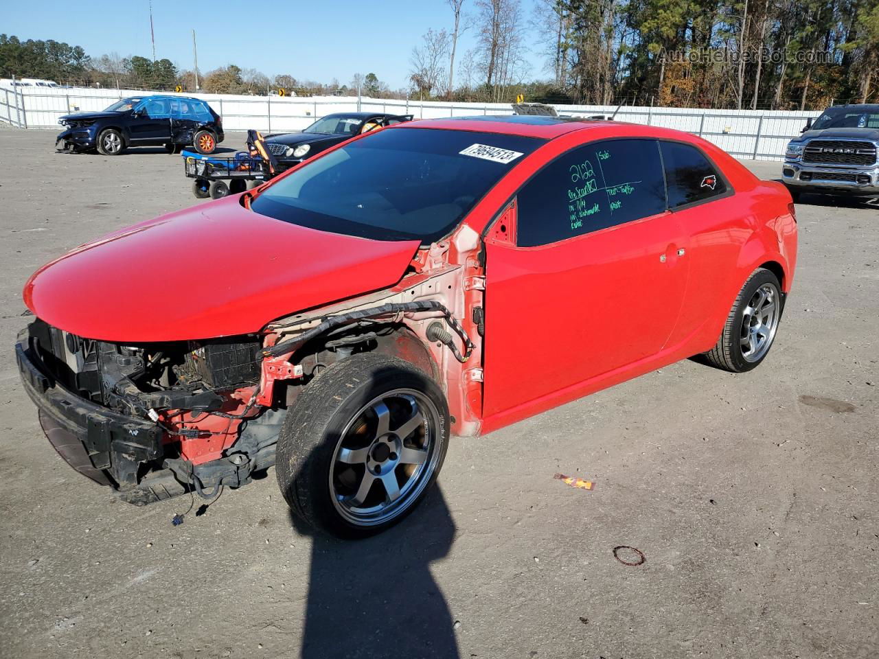 2012 Kia Forte Sx Red vin: KNAFW6A35C5643937