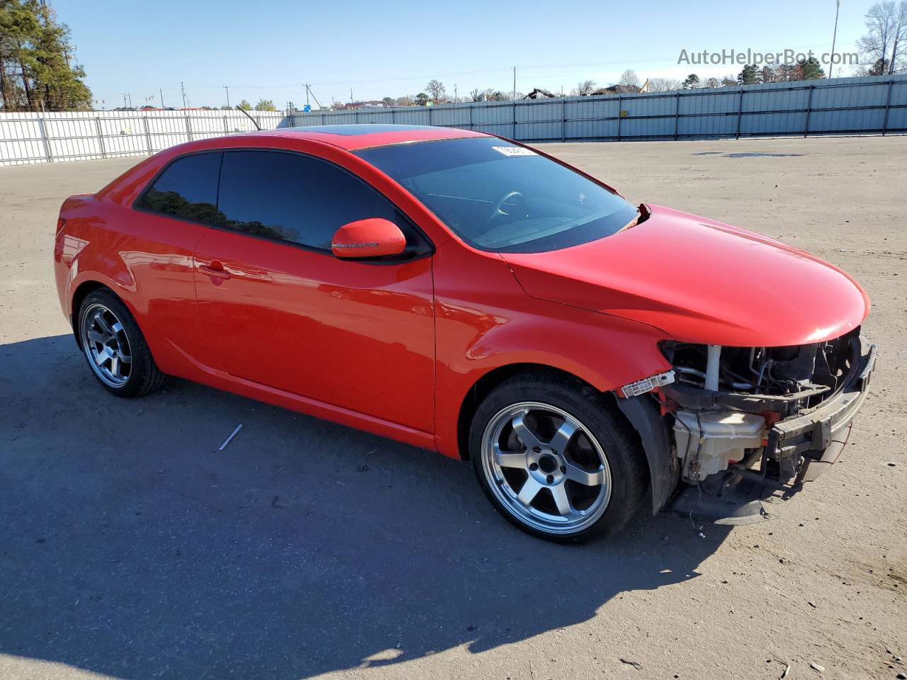 2012 Kia Forte Sx Red vin: KNAFW6A35C5643937