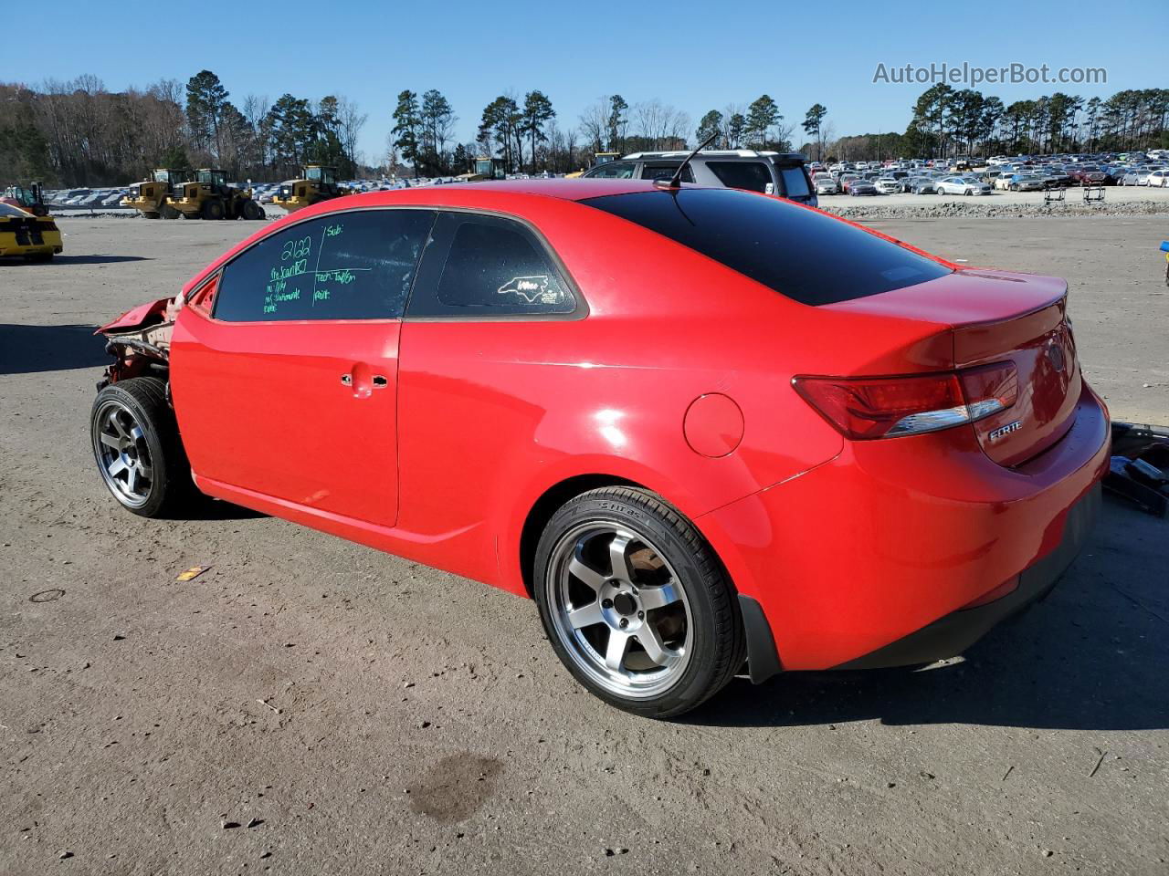 2012 Kia Forte Sx Red vin: KNAFW6A35C5643937