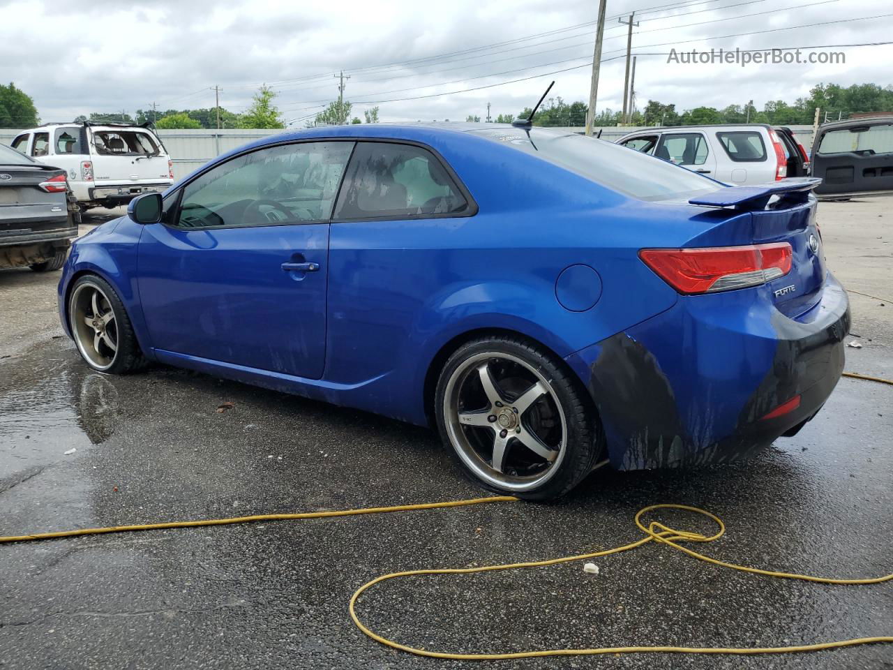 2012 Kia Forte Sx Blue vin: KNAFW6A36C5621431