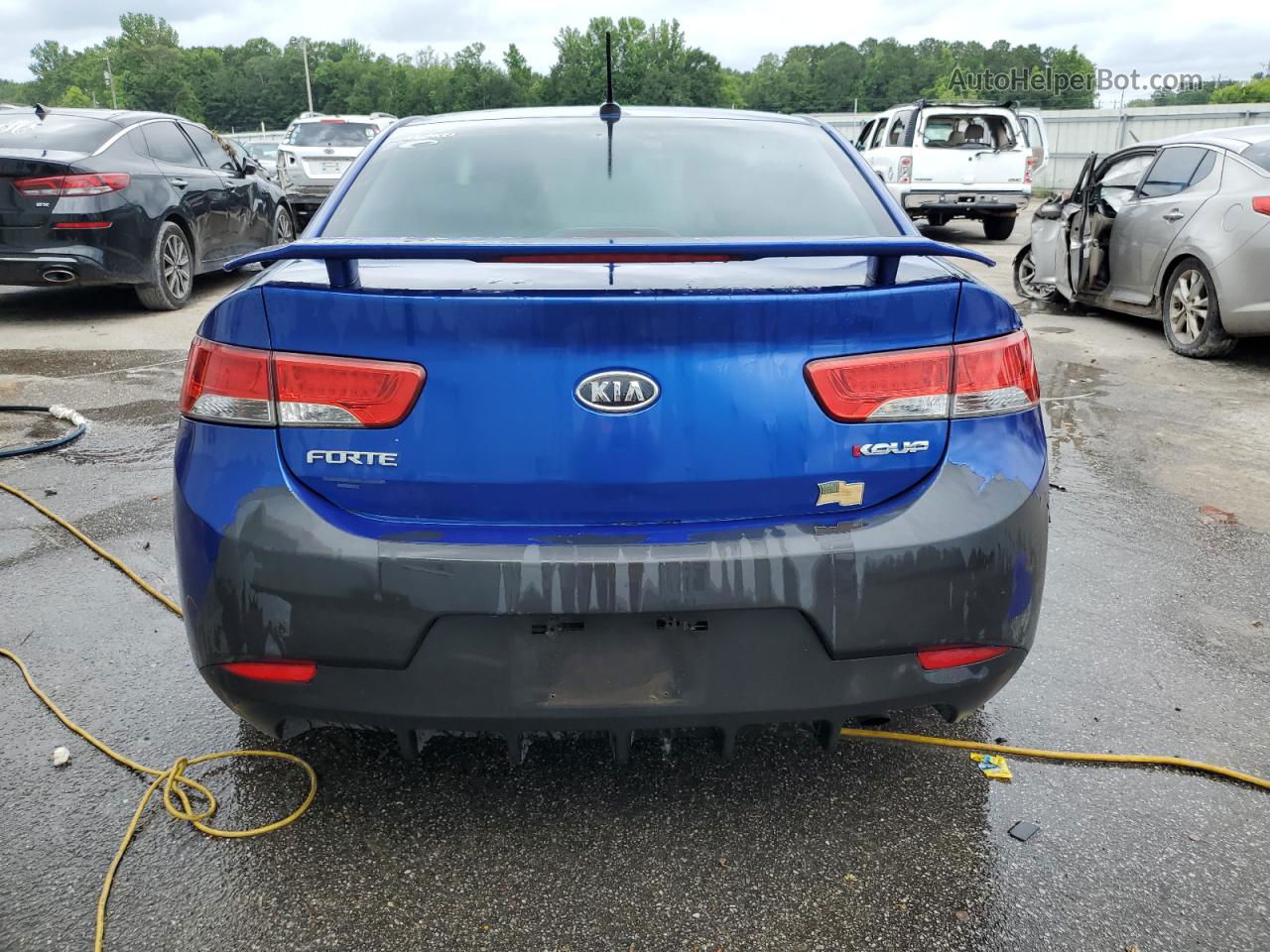 2012 Kia Forte Sx Blue vin: KNAFW6A36C5621431