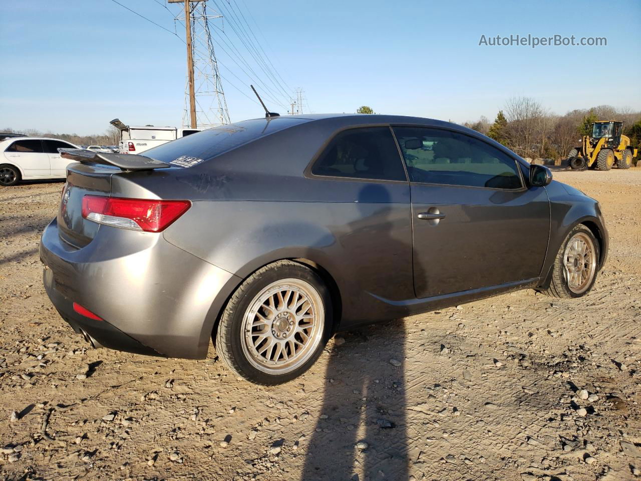 2012 Kia Forte Sx Gray vin: KNAFW6A38C5547770