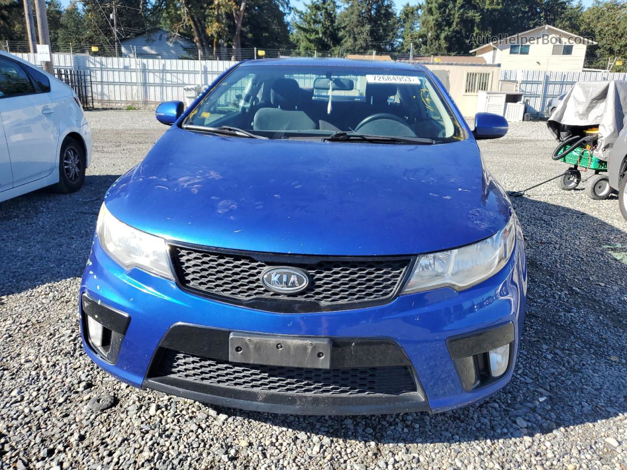 2012 Kia Forte Sx Blue vin: KNAFW6A38C5621351