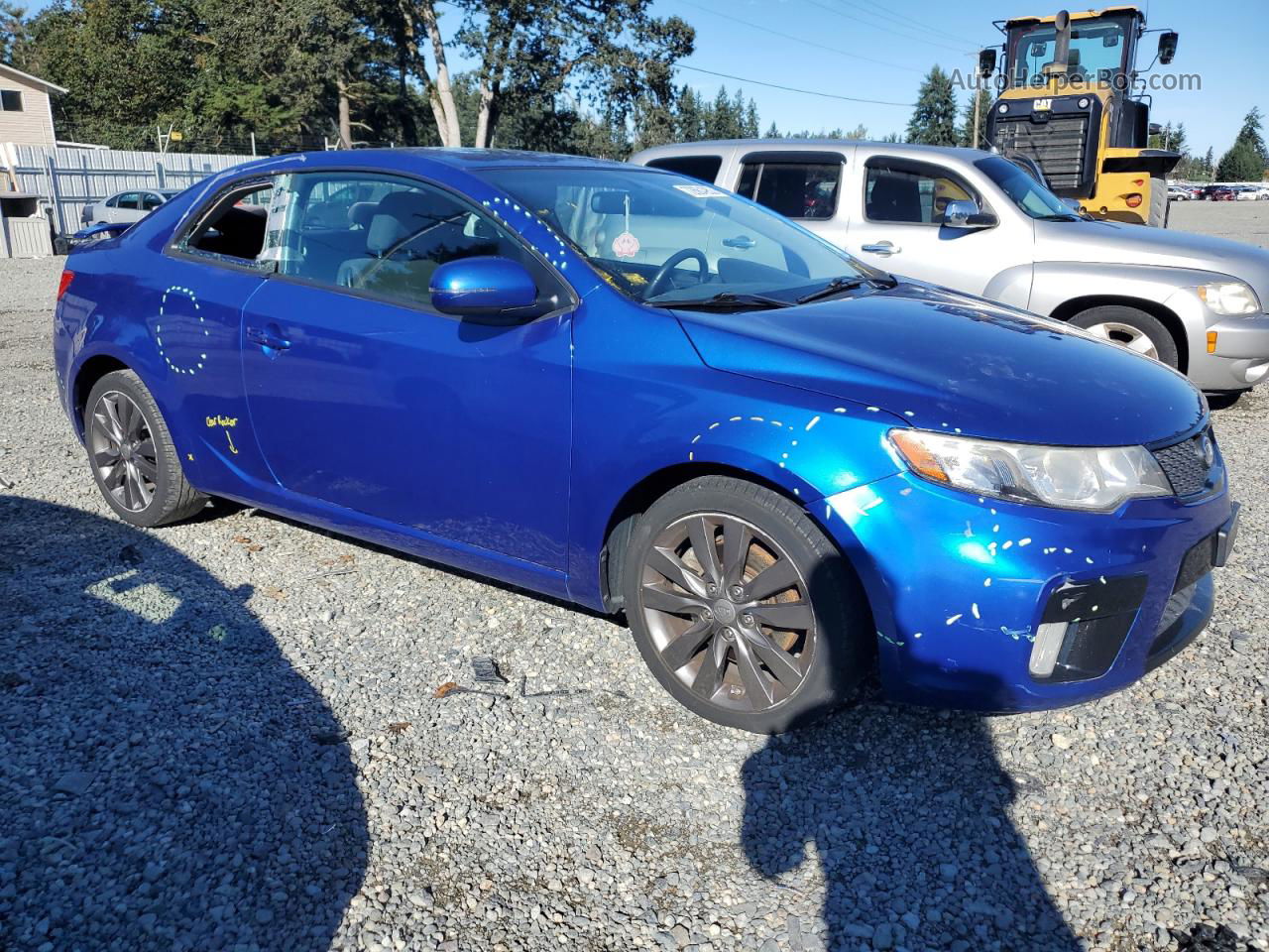 2012 Kia Forte Sx Blue vin: KNAFW6A38C5621351