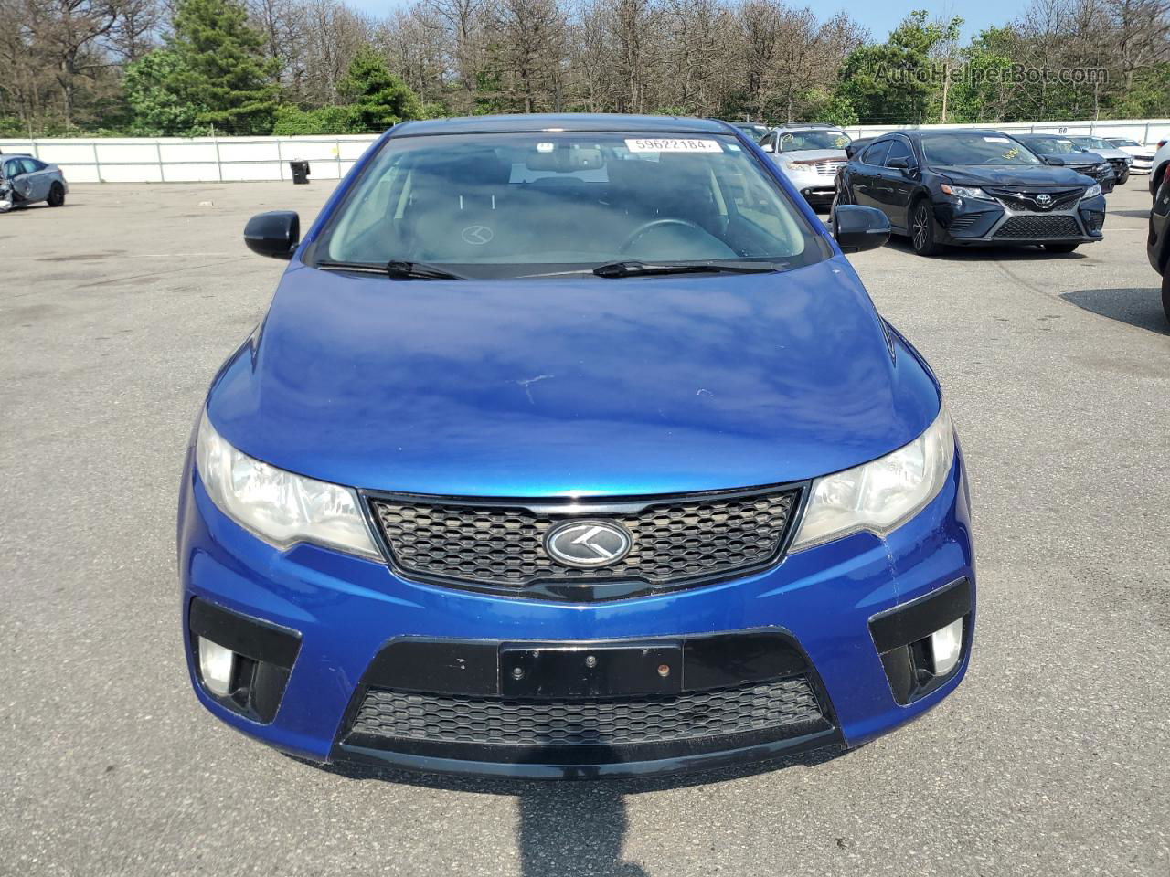 2012 Kia Forte Sx Blue vin: KNAFW6A39C5517399