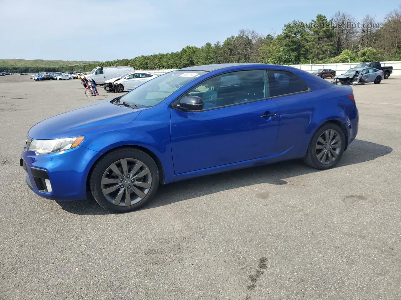 2012 Kia Forte Sx Blue vin: KNAFW6A39C5517399