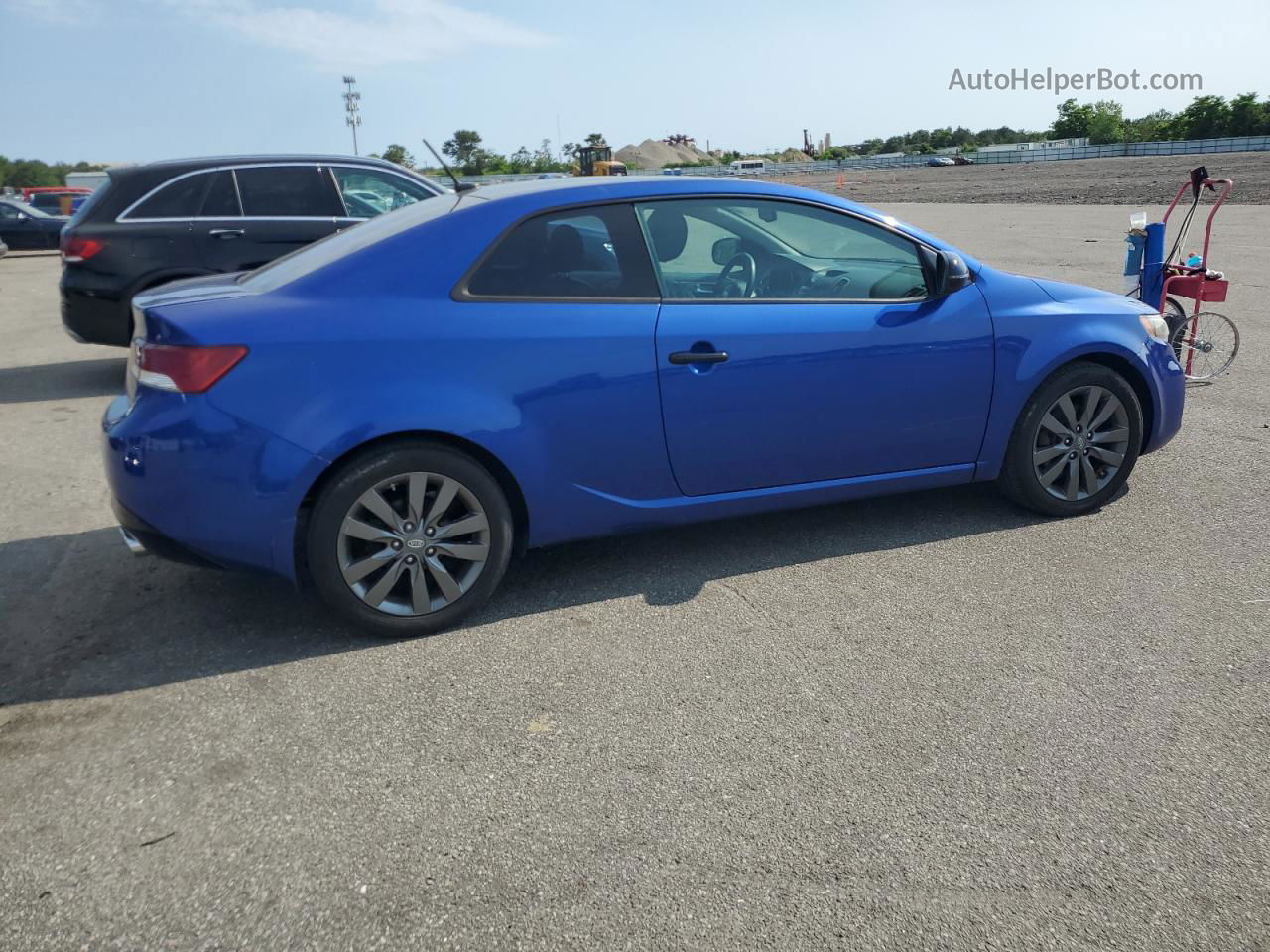 2012 Kia Forte Sx Blue vin: KNAFW6A39C5517399