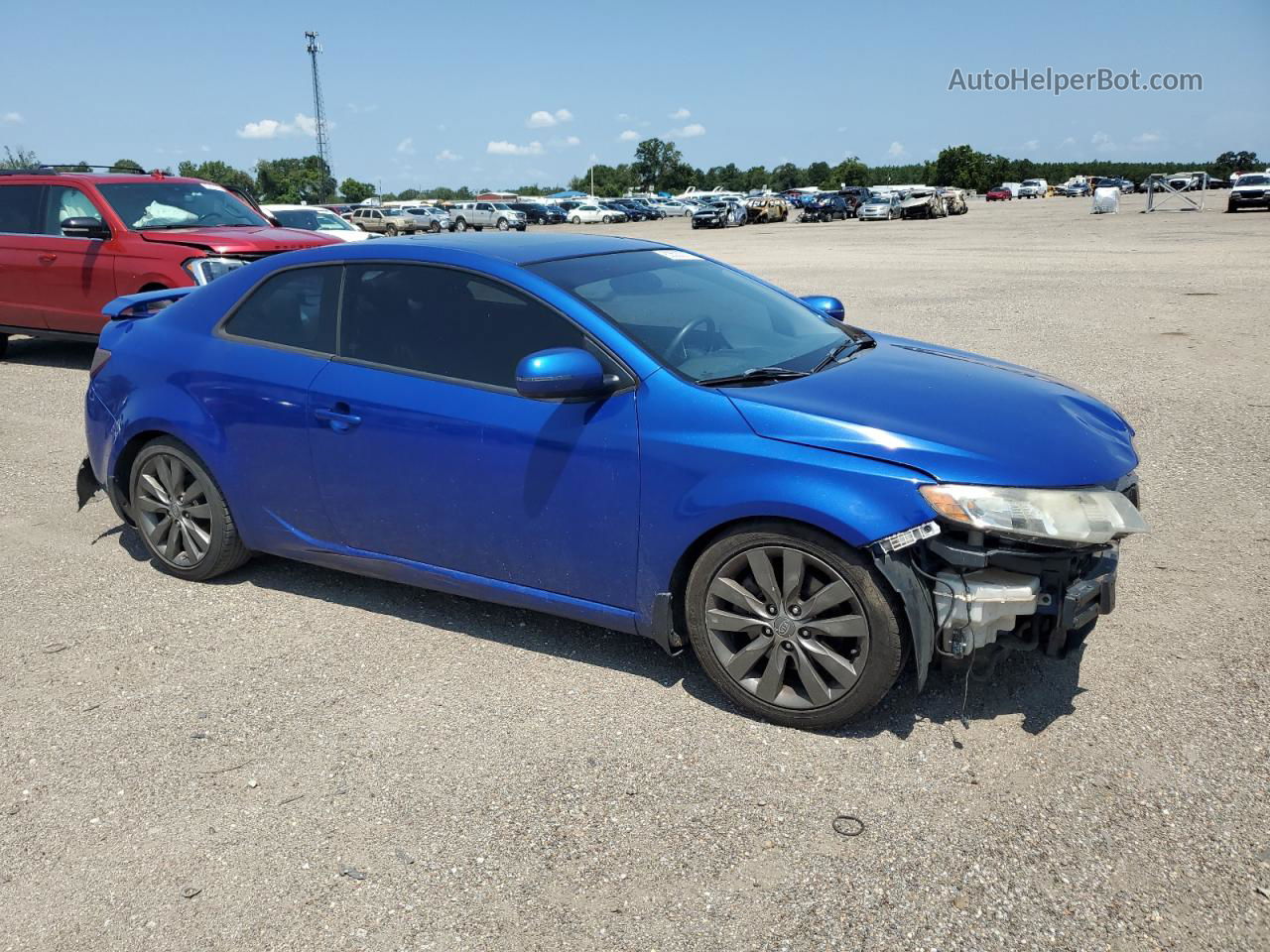 2012 Kia Forte Sx Blue vin: KNAFW6A3XC5572475