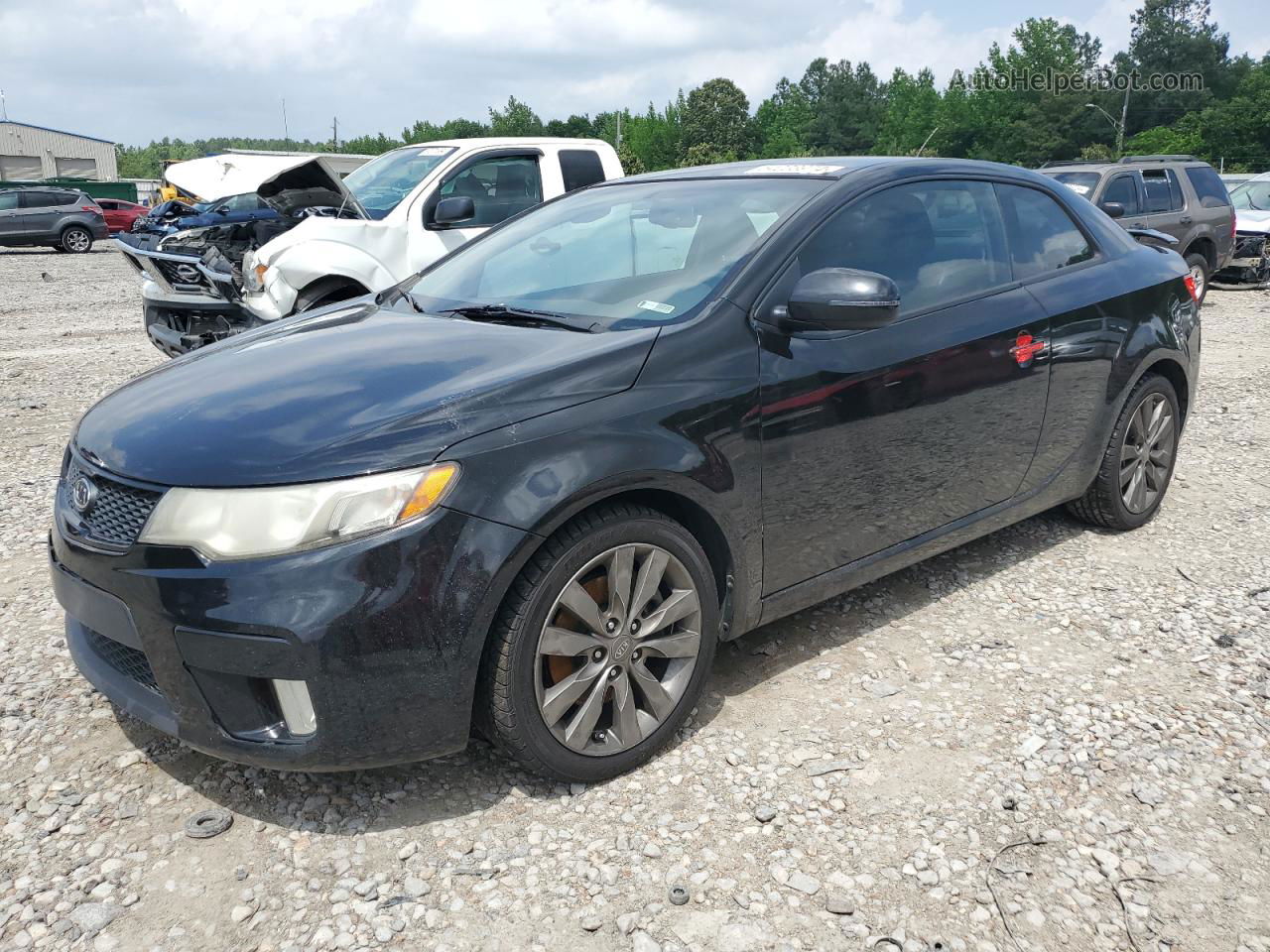 2012 Kia Forte Sx Black vin: KNAFW6A3XC5612795