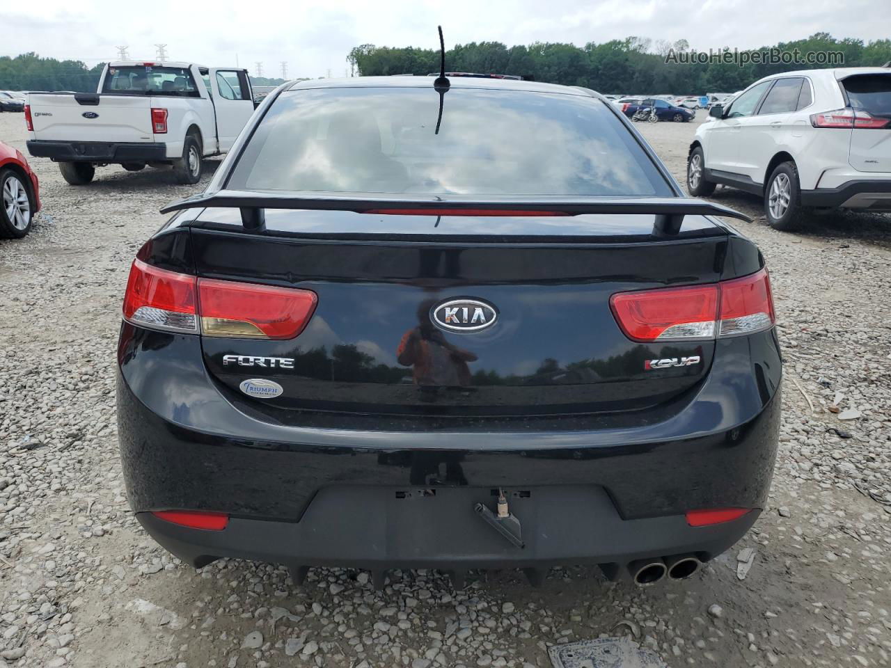 2012 Kia Forte Sx Black vin: KNAFW6A3XC5612795