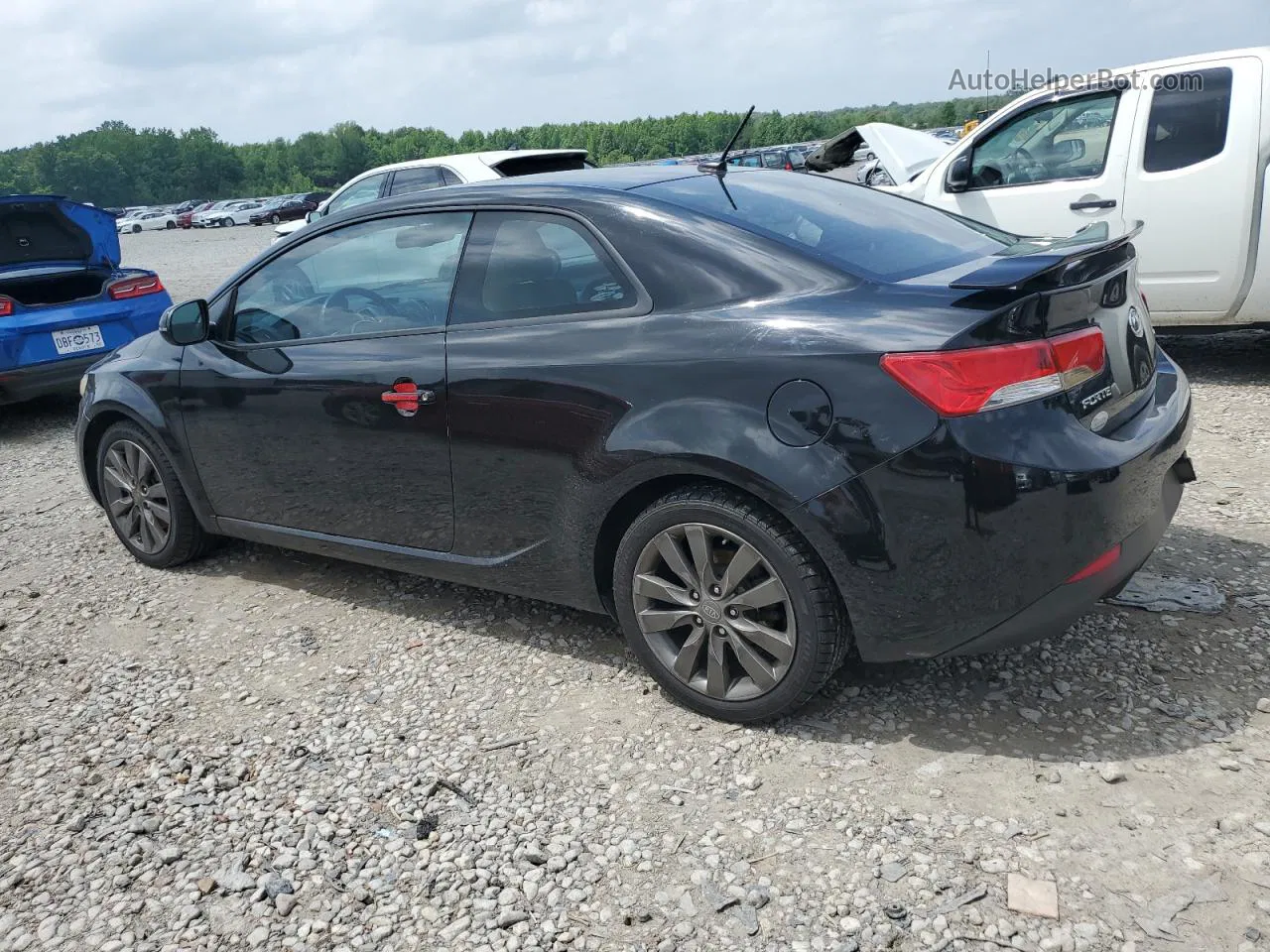 2012 Kia Forte Sx Black vin: KNAFW6A3XC5612795