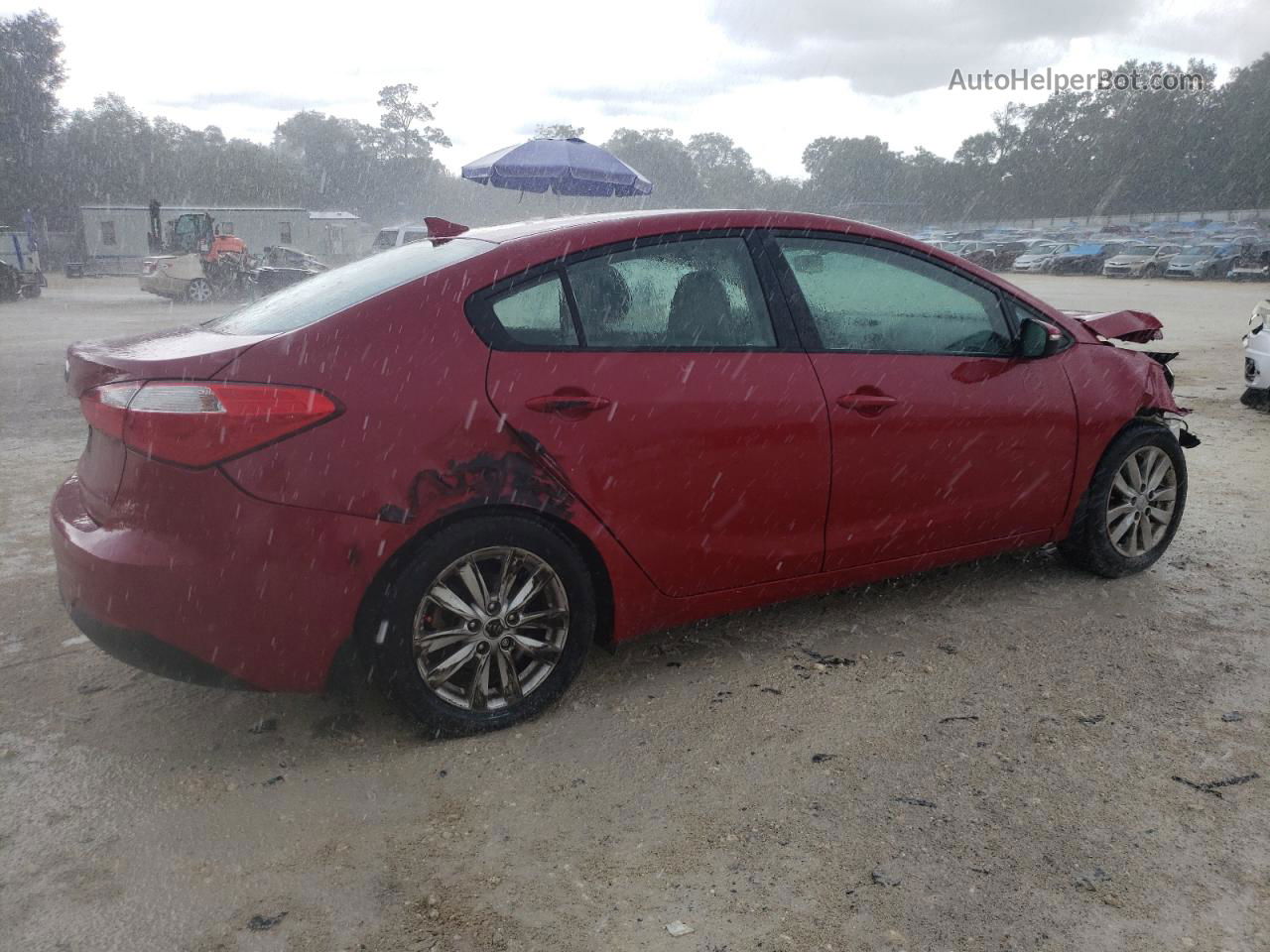 2016 Kia Forte Lx Red vin: KNAFX4A60G5445302