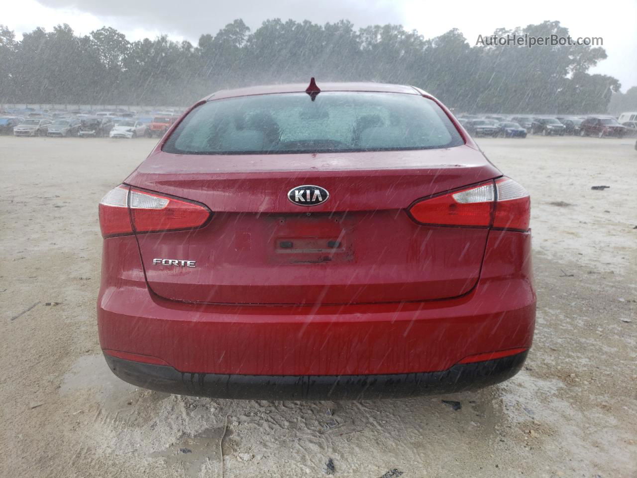 2016 Kia Forte Lx Red vin: KNAFX4A60G5445302