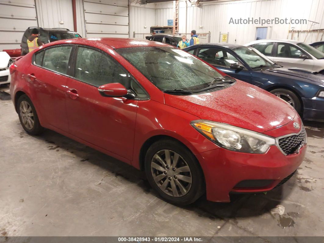 2016 Kia Forte Lx Red vin: KNAFX4A60G5592252