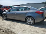 2016 Kia Forte Lx Gray vin: KNAFX4A61G5437886