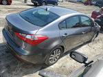 2016 Kia Forte Lx Gray vin: KNAFX4A61G5437886