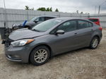 2016 Kia Forte Lx Gray vin: KNAFX4A61G5512182