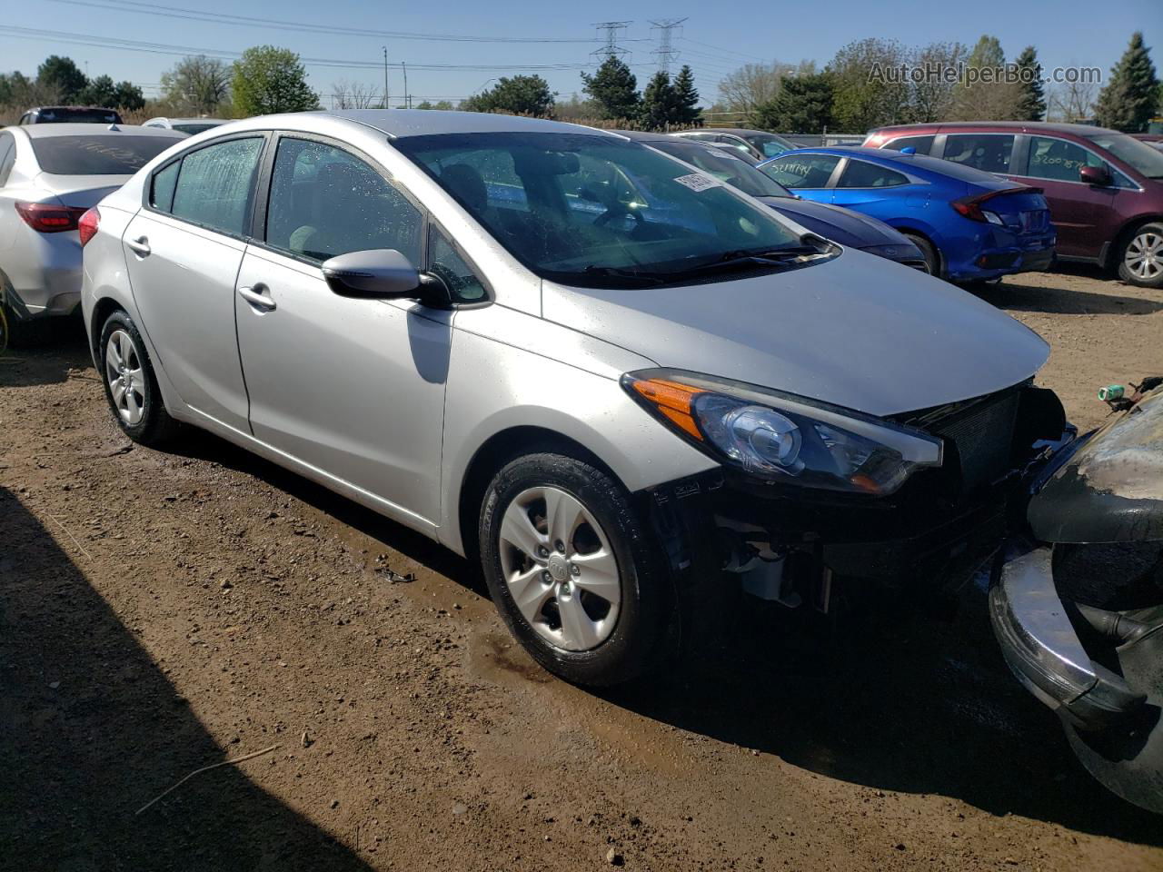 2016 Kia Forte Lx Silver vin: KNAFX4A61G5532710