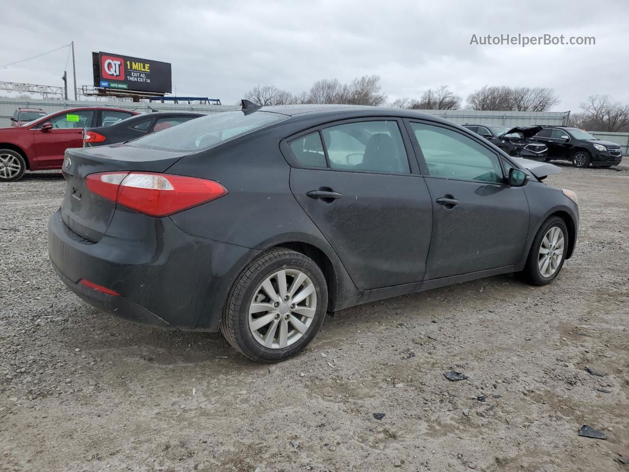 2016 Kia Forte Lx Черный vin: KNAFX4A61G5559289