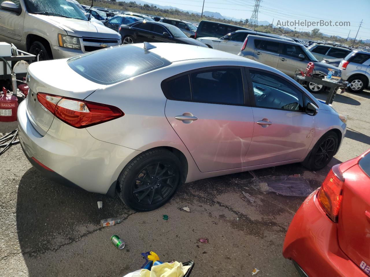 2016 Kia Forte Lx Silver vin: KNAFX4A61G5590493