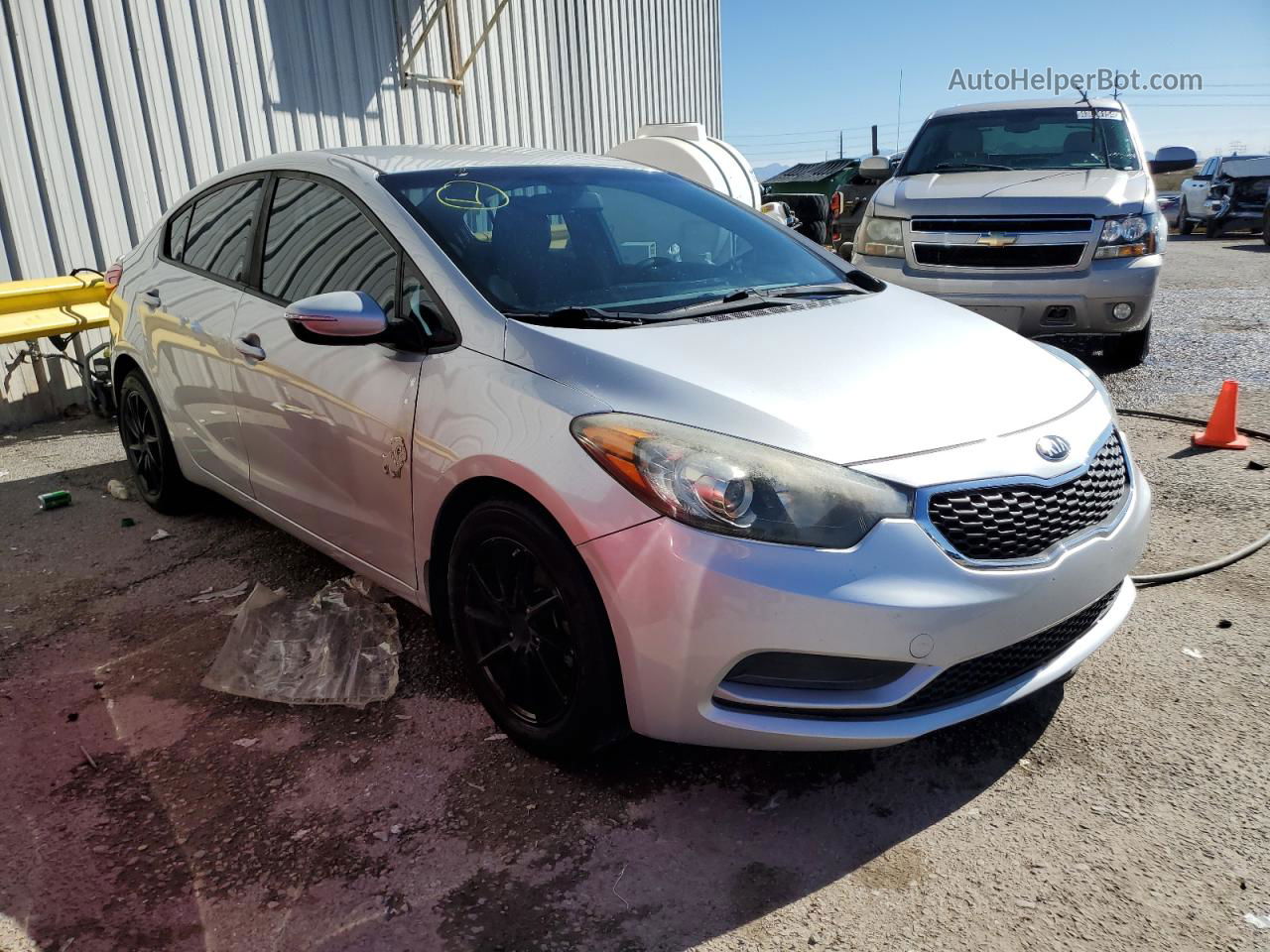 2016 Kia Forte Lx Silver vin: KNAFX4A61G5590493