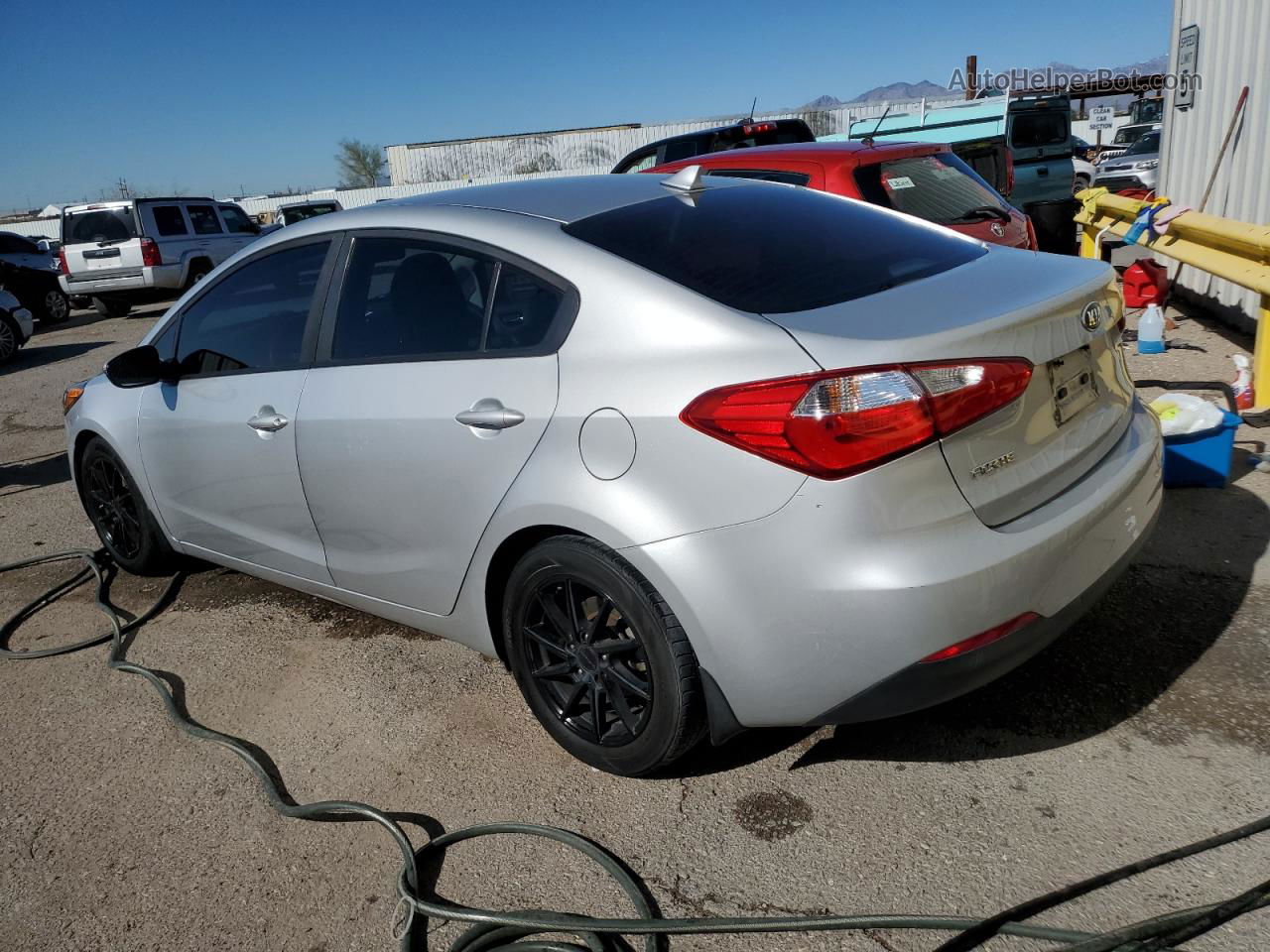 2016 Kia Forte Lx Silver vin: KNAFX4A61G5590493