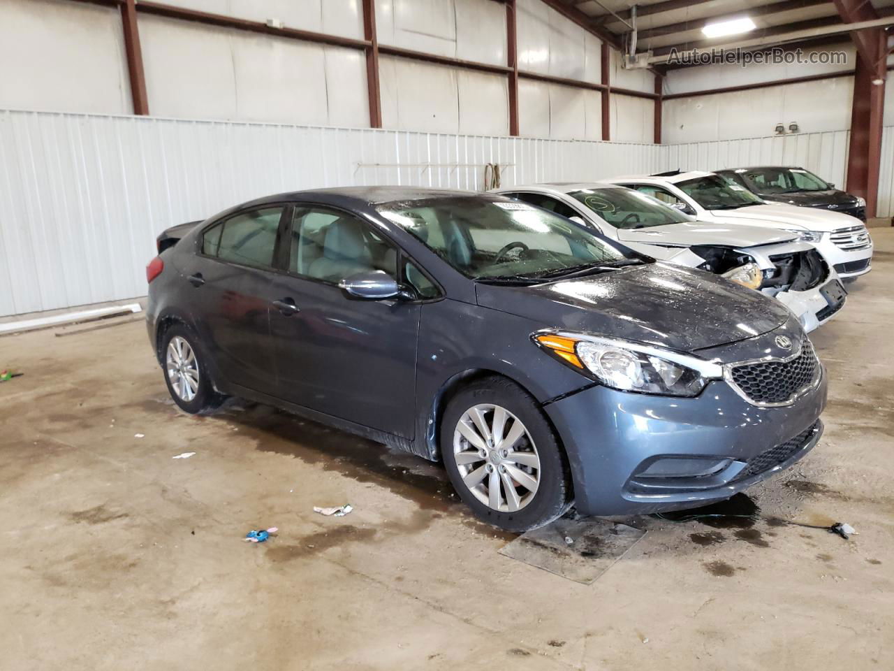 2016 Kia Forte Lx Charcoal vin: KNAFX4A61G5609883