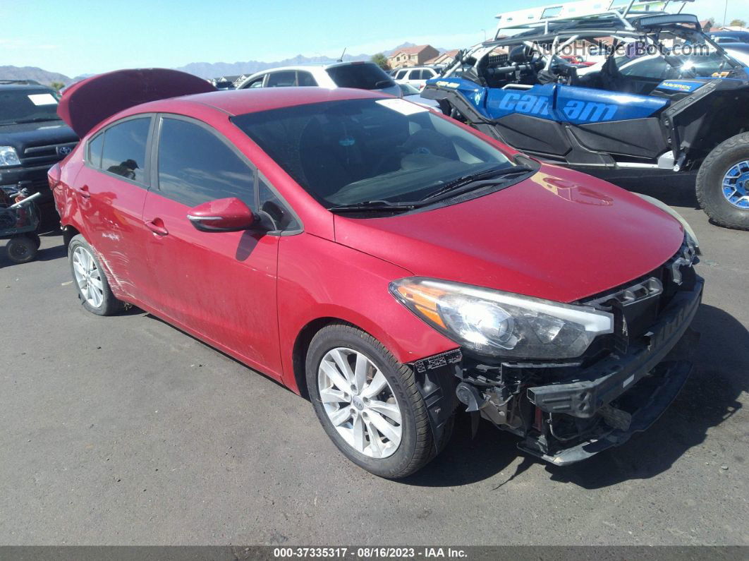 2016 Kia Forte Lx Red vin: KNAFX4A61G5610449