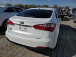 2016 Kia Forte Lx White vin: KNAFX4A62G5460903