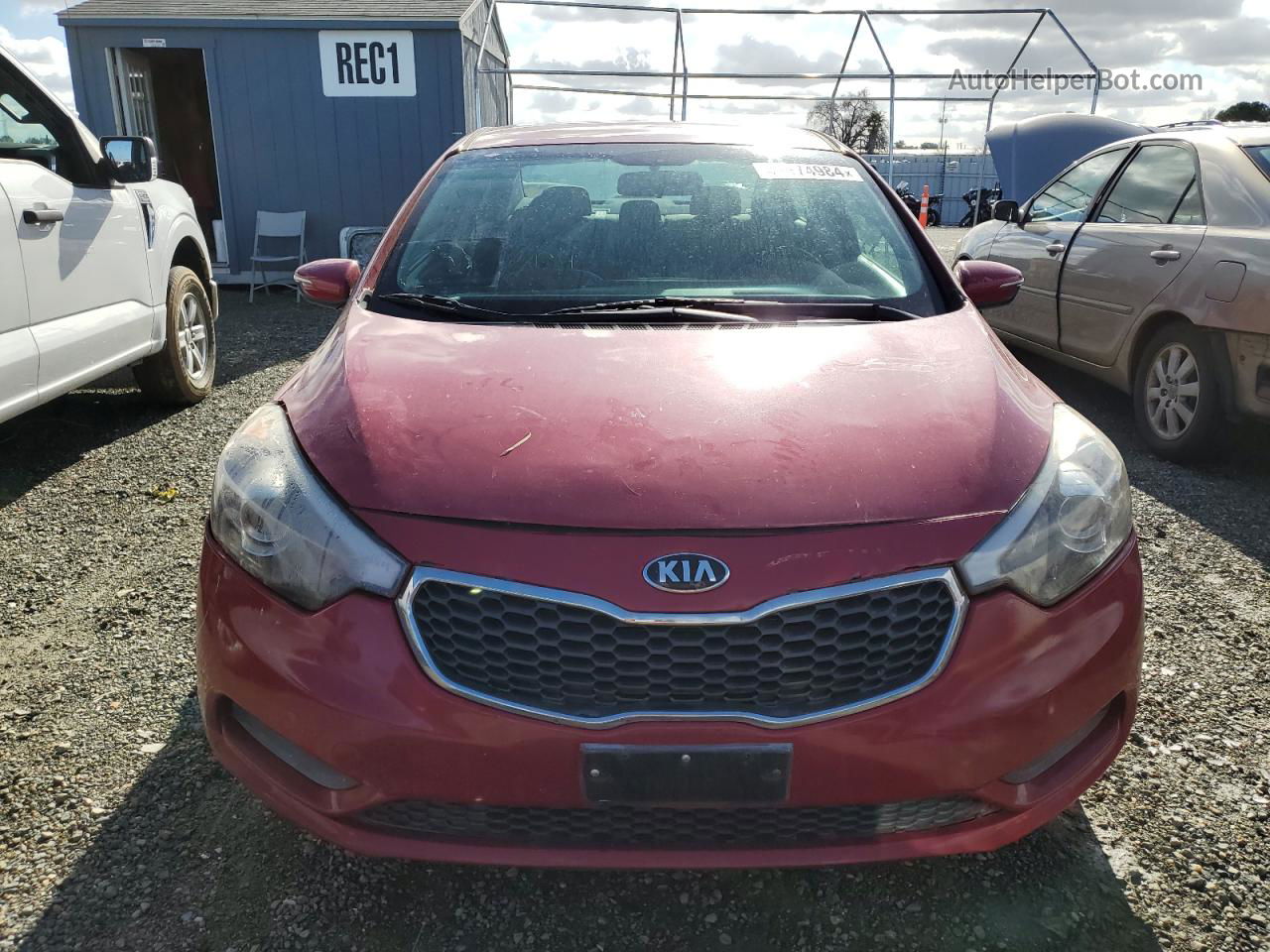 2016 Kia Forte Lx Red vin: KNAFX4A62G5462750