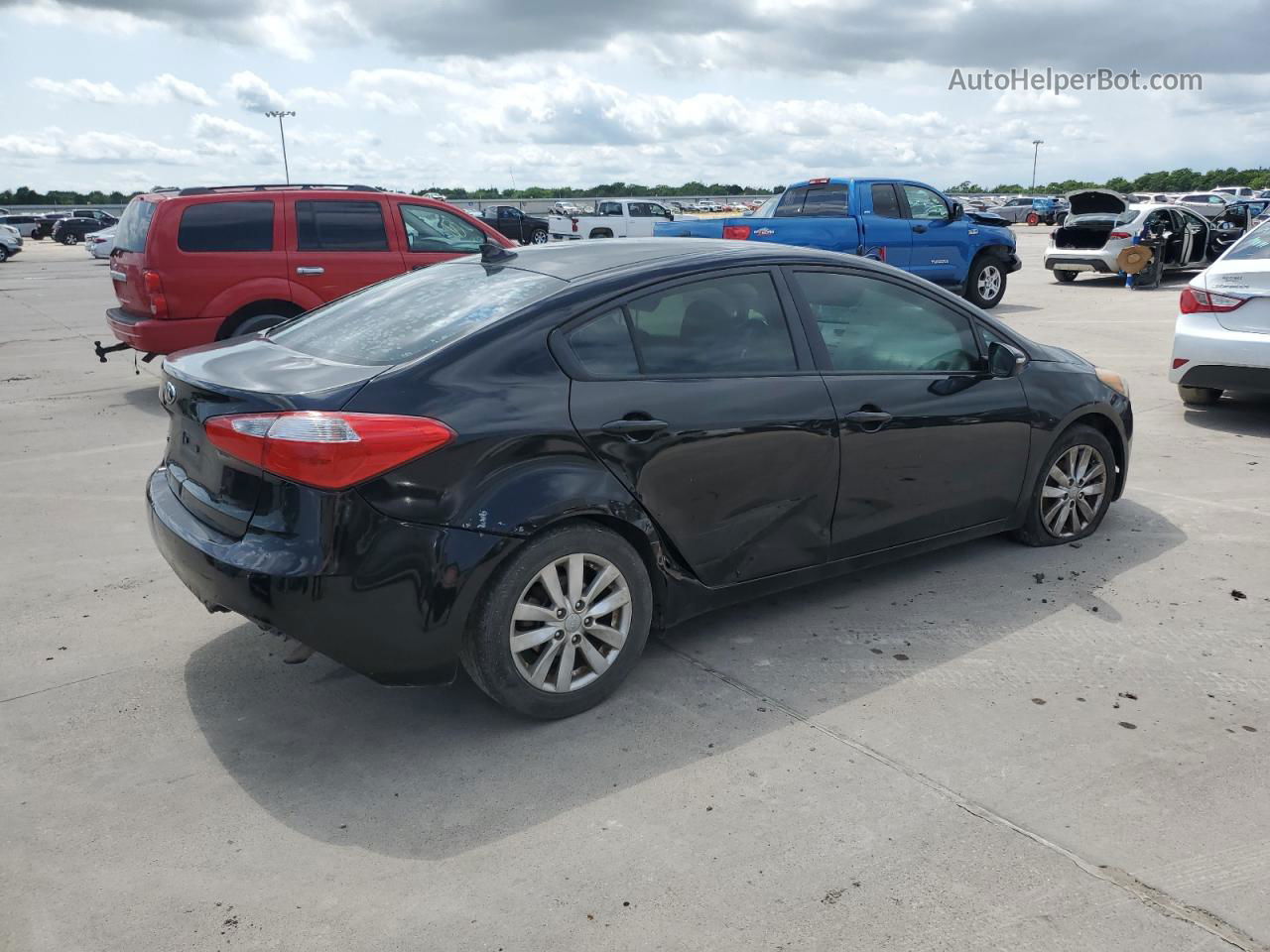 2016 Kia Forte Lx Black vin: KNAFX4A62G5483758