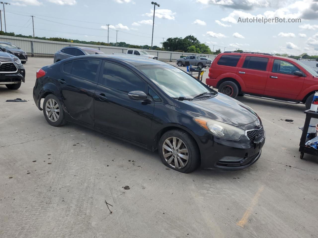 2016 Kia Forte Lx Black vin: KNAFX4A62G5483758