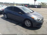 2016 Kia Forte Lx Gray vin: KNAFX4A62G5533199