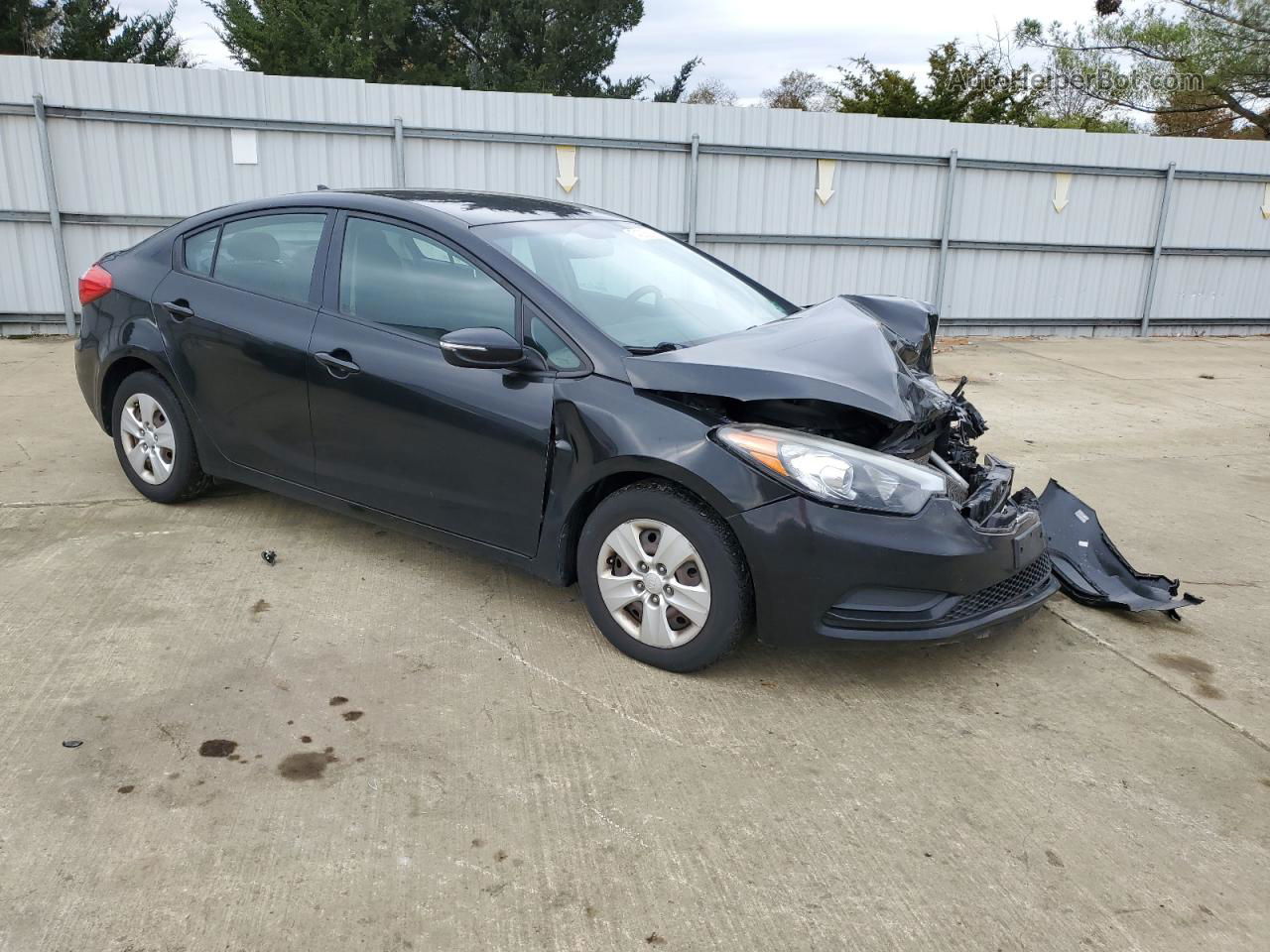 2016 Kia Forte Lx Black vin: KNAFX4A62G5537981