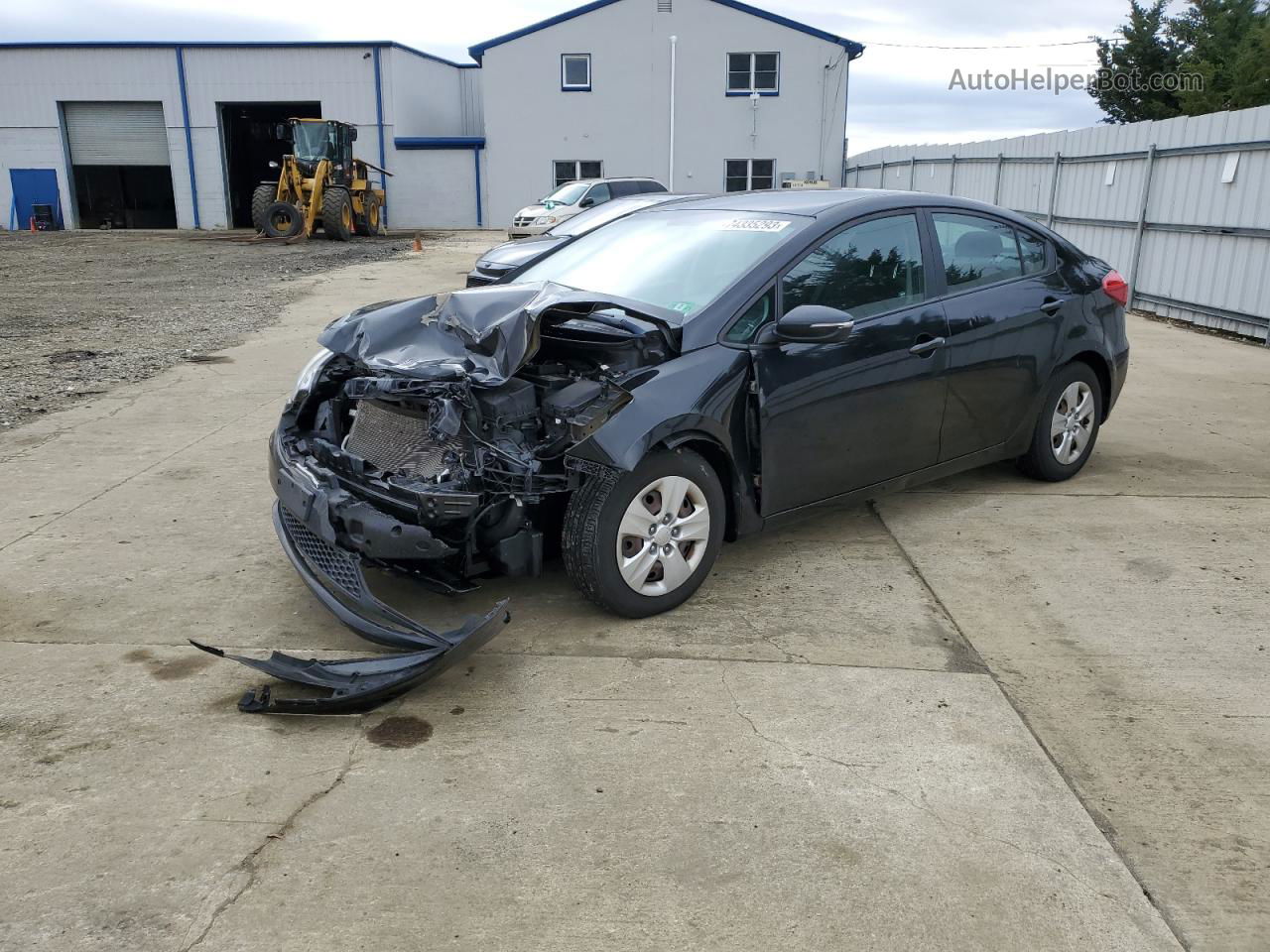 2016 Kia Forte Lx Black vin: KNAFX4A62G5537981