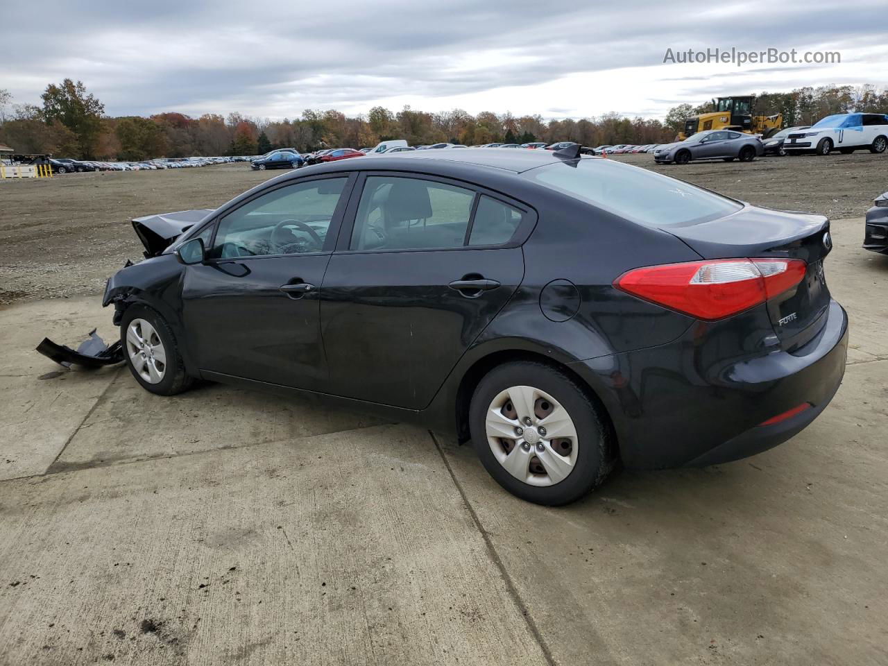 2016 Kia Forte Lx Черный vin: KNAFX4A62G5537981