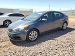 2016 Kia Forte Lx Gray vin: KNAFX4A62G5549094