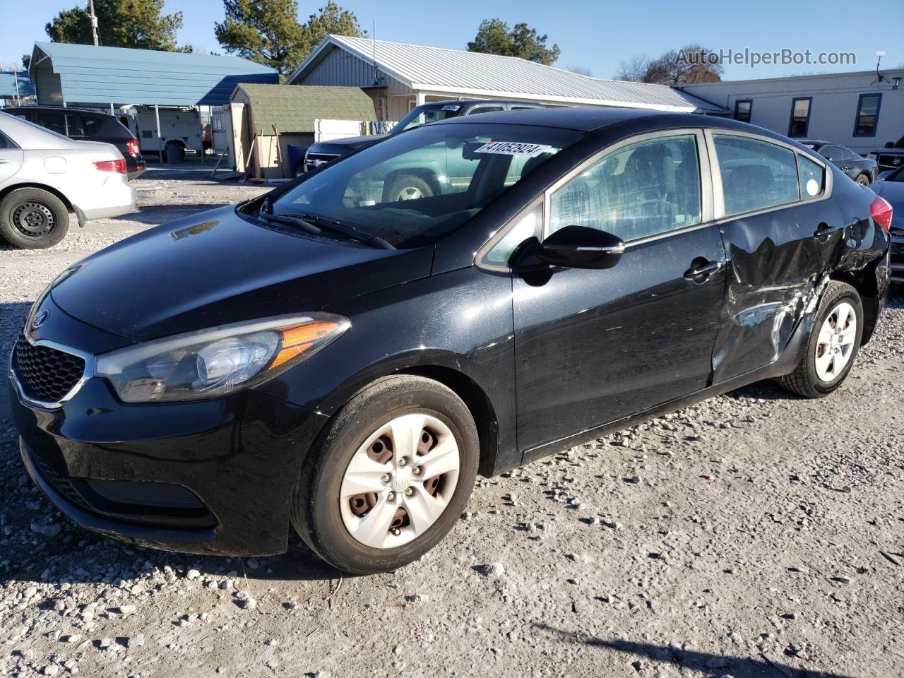 2016 Kia Forte Lx Black vin: KNAFX4A62G5553825