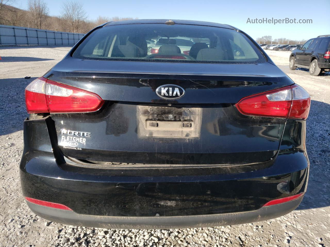 2016 Kia Forte Lx Черный vin: KNAFX4A62G5553825