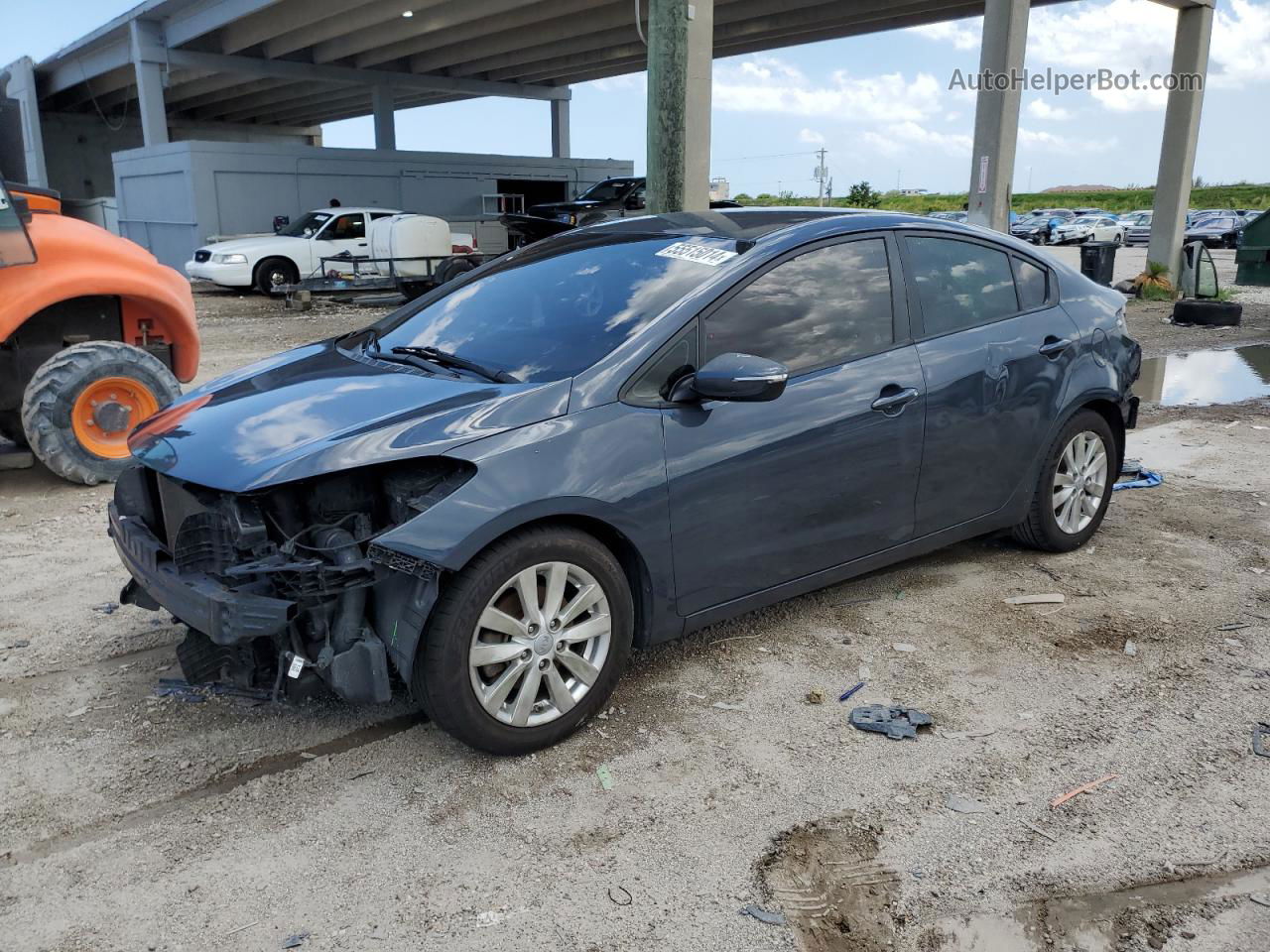 2016 Kia Forte Lx Charcoal vin: KNAFX4A63G5461882