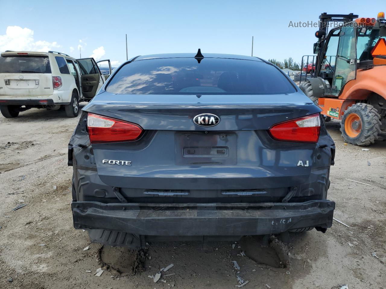 2016 Kia Forte Lx Угольный vin: KNAFX4A63G5461882