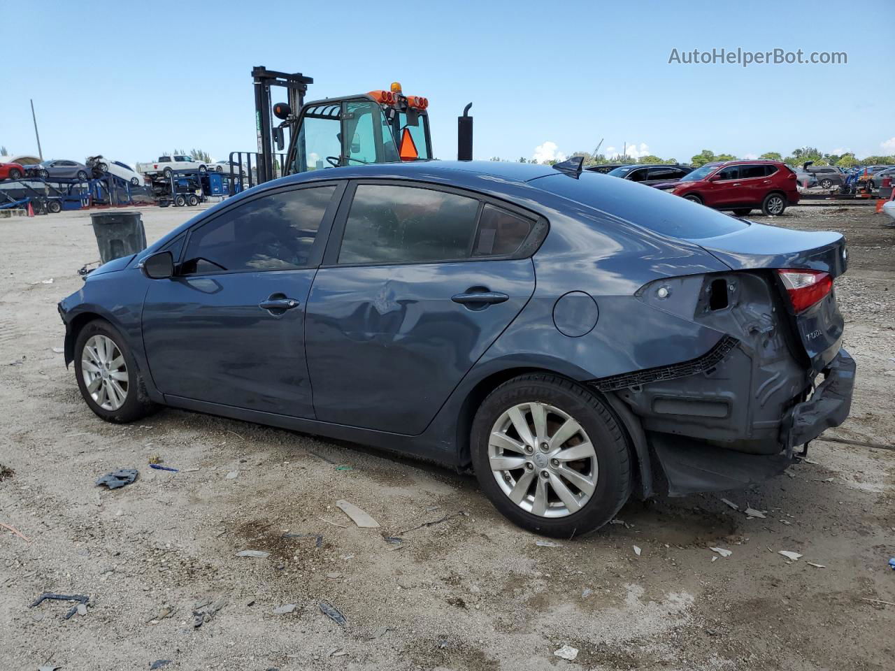 2016 Kia Forte Lx Charcoal vin: KNAFX4A63G5461882