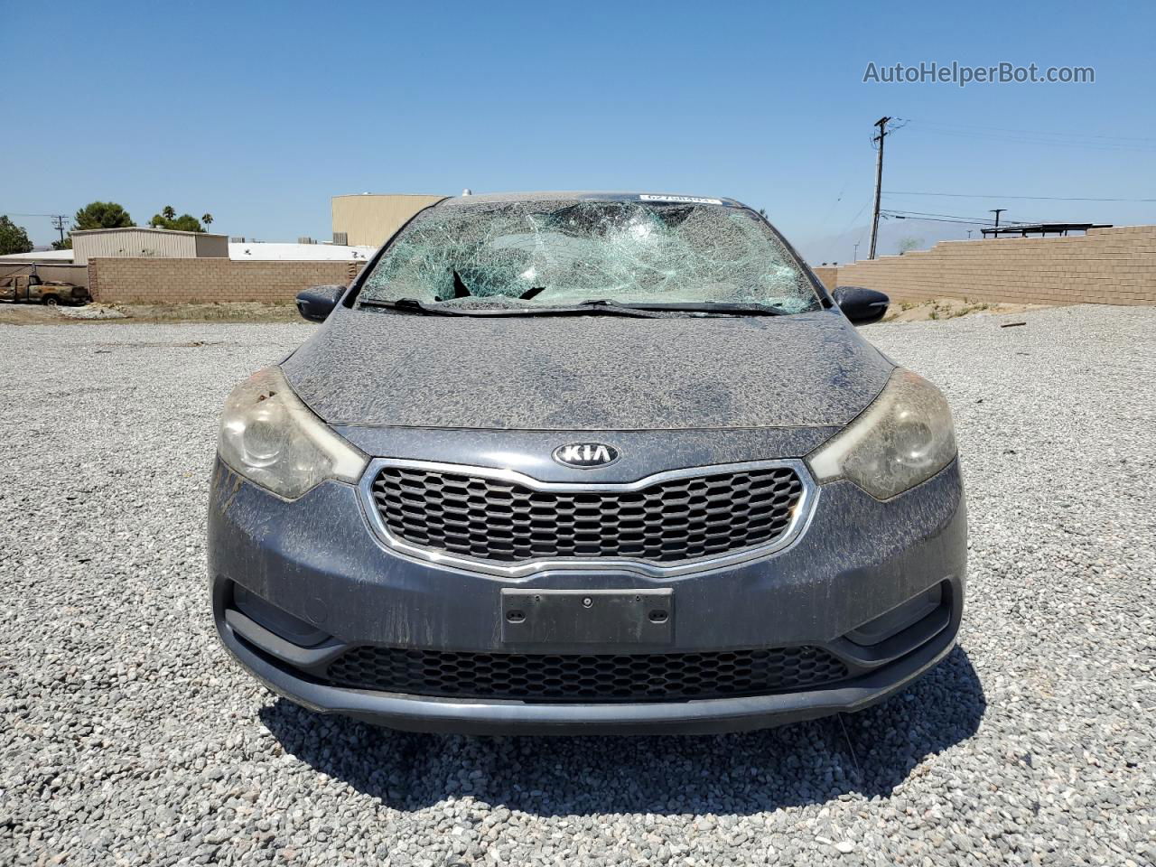 2016 Kia Forte Lx Gray vin: KNAFX4A63G5462708